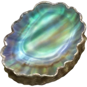 Abalone shell sticker