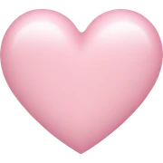 Light pink heart sticker