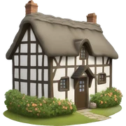 English cottage sticker