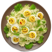 kartoffelsalat on a plate sticker