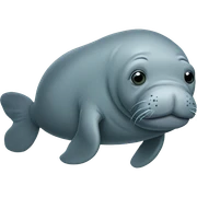 Manatee sticker