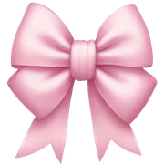 Light pink Bow sticker