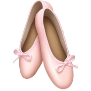 Pale pink ballet shoes sticker