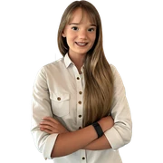 smiling girl with long hair sticker