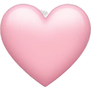 Light pink heart sticker