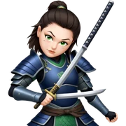 Warrior Samurai sticker