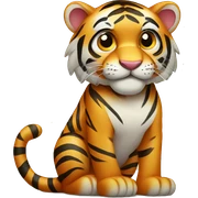 tiger with kindess sticker