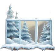 winter window sticker