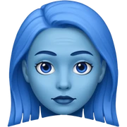 Blue Margaret  sticker