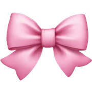 Pink bow cute sticker