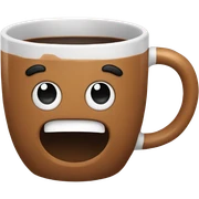 mug with americano sticker