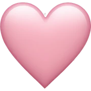 Light pink heart sticker