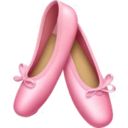 pink ballet shoes sticker
