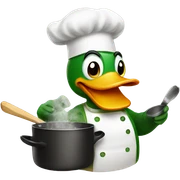 Duck cooking sticker