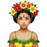 Flower-Crowned Dancer sticker