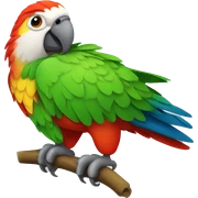 Parrot sticker