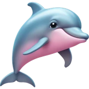 Pastel-pink-colors-dolphin sticker
