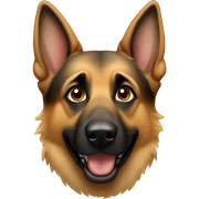 german shepherd  sticker