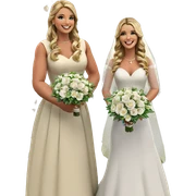 outdoor wedding celebration smiles sticker