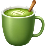 matcha cup sticker