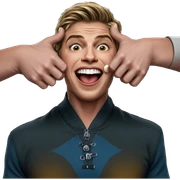 realistic boy meme expression sticker