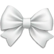 white bow sticker