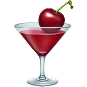 cherry martini sticker