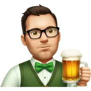 Tipsy Leprechaun sticker