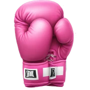 pink boxing gloves sticker