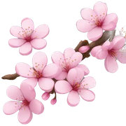 cherry blossom tree sticker