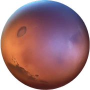 planet Mars sticker