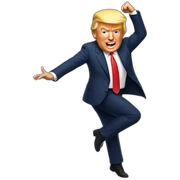 Trump dance sticker