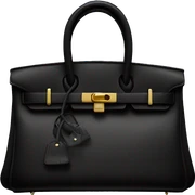 Black birkin bag sticker