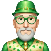 Sparkling Leprechaun sticker