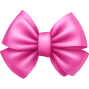pink bow sticker