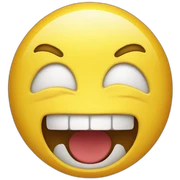 yellow classic emoji mad emoji with open mouth sticker
