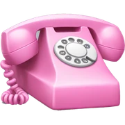 Pink phone  sticker