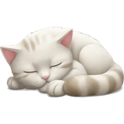 Cat sleep sticker