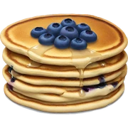 Blueberry pancakes  sticker