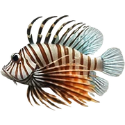 Lion fish  sticker