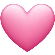 Pink heart sticker