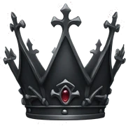 Gothic crown sticker