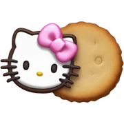 Galleta de hello kitty sticker