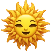 Sun sticker
