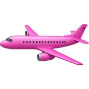 pink airplane sticker