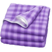 Purple blanket sticker