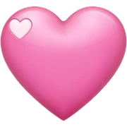 Pink heart sticker
