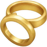 gold ring sticker