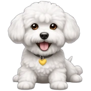 bichon frise happy sticker