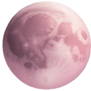 pastel pink moon sticker